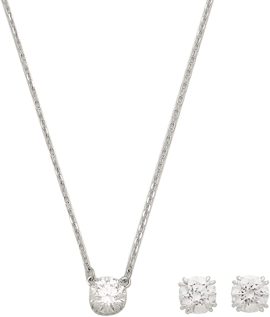 スワロフスキー　インフィニティ　ロングネックレス　ピアス 楽天市場】スワロフスキー インフィニティ ピアス ネックレス 2点