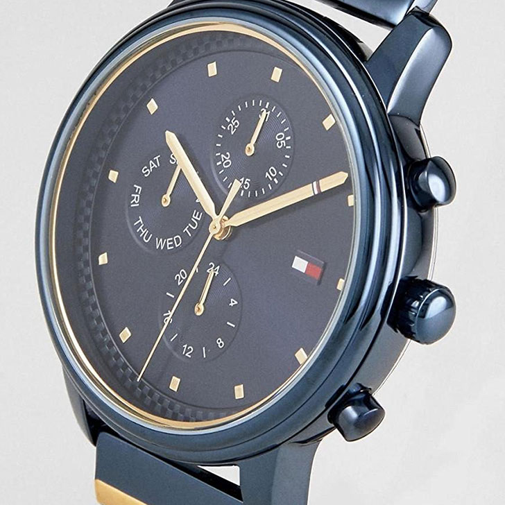 Seal限定商品 トミーヒルフィガー 腕時計 メンズ ネイビー カレンダー Tommy Hilfiger 並行輸入品 かっこいい カッコイイ オシャレ おしゃれ ブランド Westondentaldesign Com