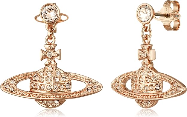 ヴィヴィアンウエストウッド ピアス MINIBAS RELIEF DROP 62020025-02G120 ピンクゴールド レディース VivienneWestwood|カオパニ店