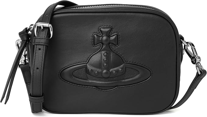 ヴィヴィアンウエストウッド ショルダーバッグ レディース ANNA CAMERA BAG ブラック 43030037-L001S-N401 Vivienne Westwood|カオパニ店