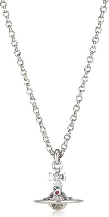ヴィヴィアンウエストウッド ネックレス レディース シルバー シンプル Vivienne Westwood オーブ PETITE 63020098/02P019|カオパニ店