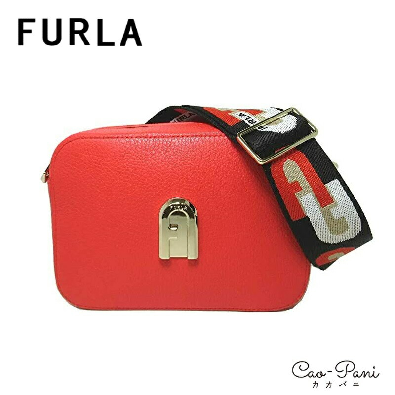 フルラ ショルダーバッグ レディース 赤いこと ゴールド FURLA スリーク ミニ クロスボディバッグ SLEEK 1057282