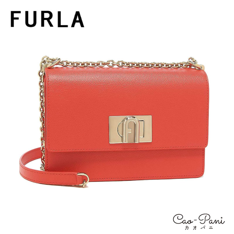 フルラ ショルダーバッグ レディース レッド ゴールド FURLA ミニ クロスボディ 1056934 BAFK ARE 09A