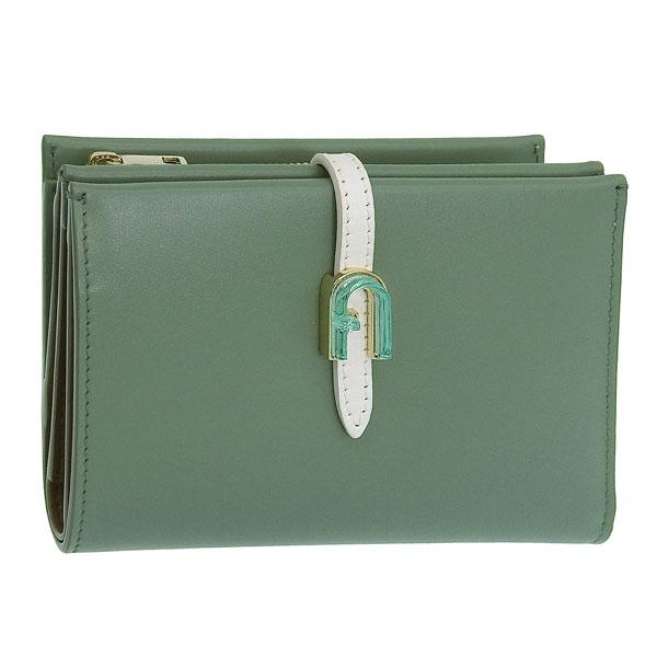楽天市場】フルラ 長財布 財布 レディース カメリア ミネラルグリーン
