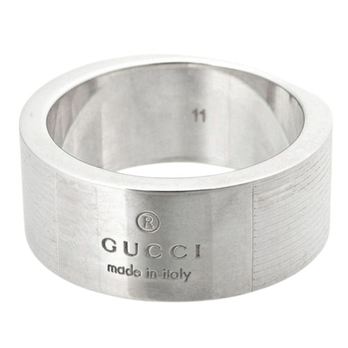 グッチ リング メンズ レディース シルバー ブランドサイズ 11号 163179-J8400-8106-11 GUCCI 並行輸入品|カオパニ店