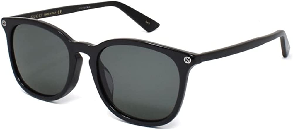 GUCCI サングラス ブラック GG0154SA-001 アジアンフィット GUCCI サングラス GG0154SA 001 ウェリントン アジアンフィット