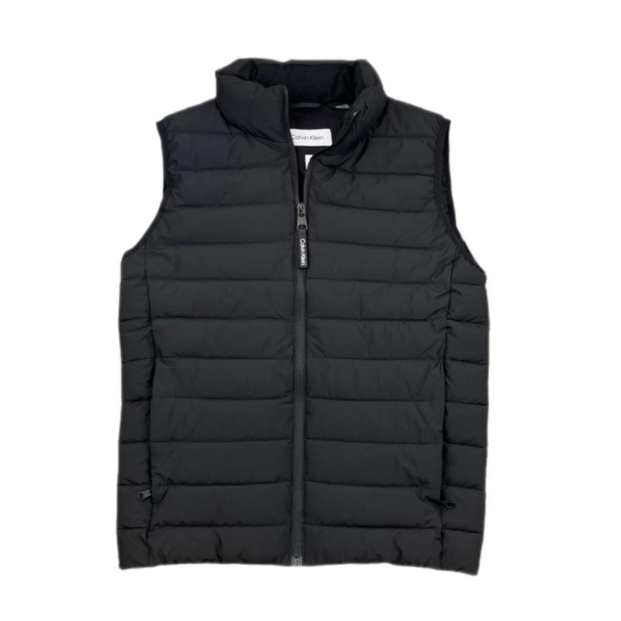 カルバンクライン ベスト メンズ STRETCH PUFFER VEST Mサイズ ブラック CM355480-M CALVIN KLEIN｜カオパニ店
