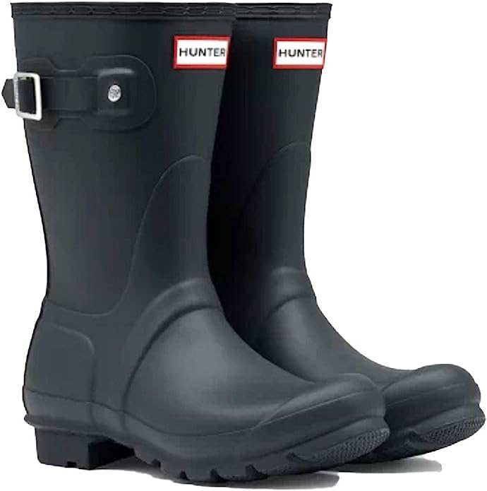 レインシューズ レディース ネイビー シンプル HUNTER ハンター ゴム WFS1000RMA-NVY-UK4-23cm|カオパニ店