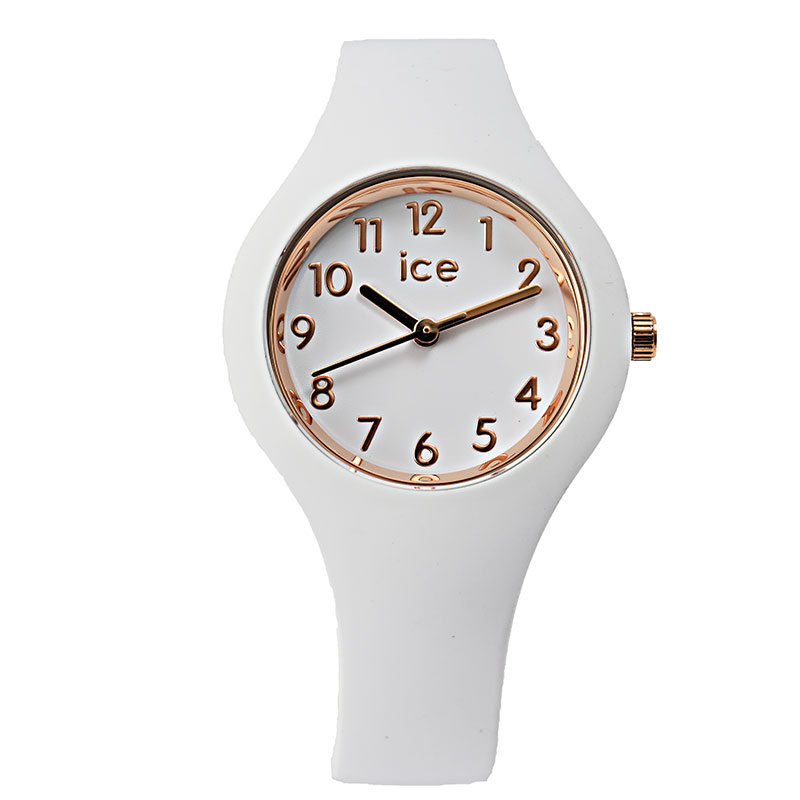 アイスウォッチ 腕時計 ICE glam numbers ICE015343 ホワイト ローズゴールド 28MM レディース ICE-WATCH
