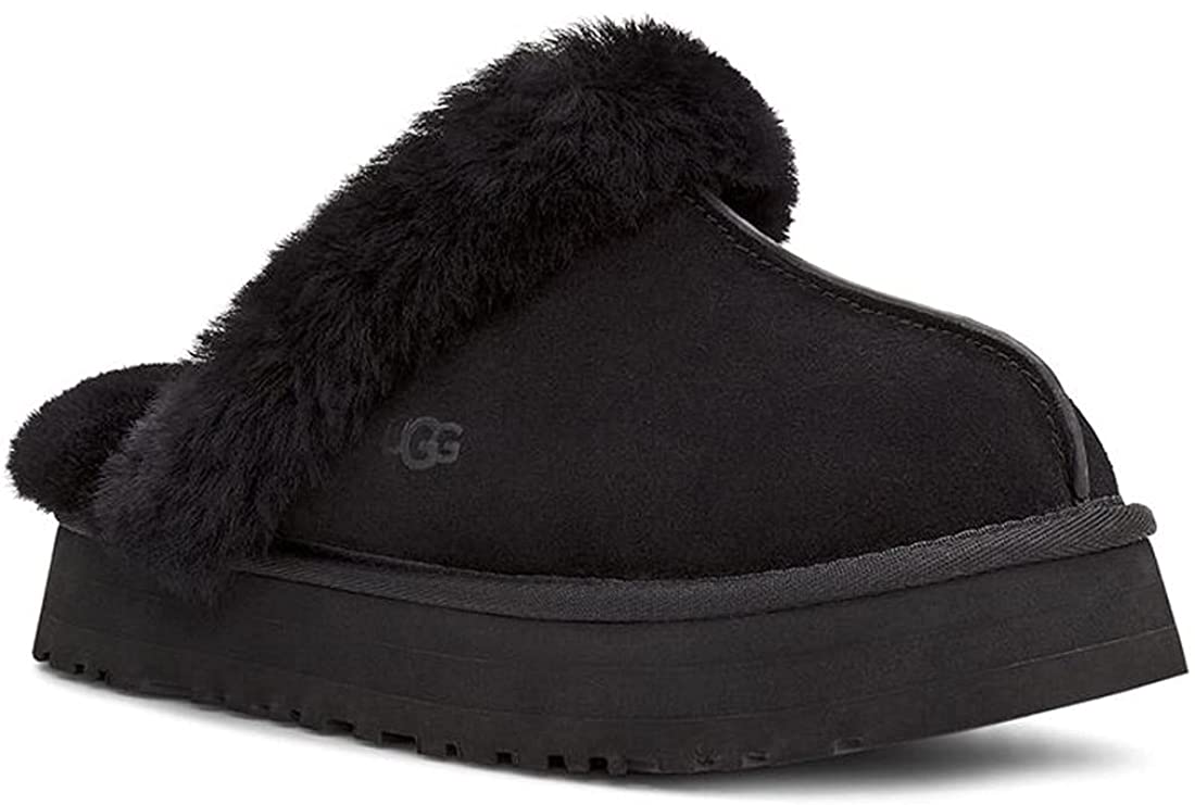 アグ サンダル ルームシューズ レディース 靴 ブラック シンプル サンダル ルームシューズ スリッパ UGG US7 並行輸入品 プレゼント ギフト 実用的 かわいい 可愛い オシャレ おしゃれ