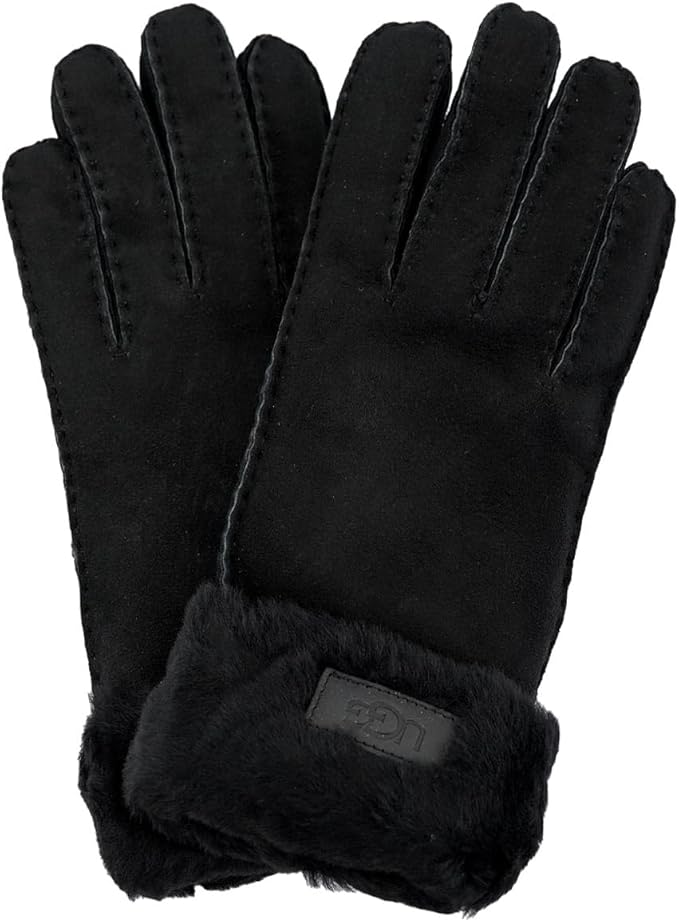 即購入可 新品未使用　UGG ミトン 手袋　ブラック 楽天市場】ugg レディース 手袋 定番 シープスキン ロゴ ミトン