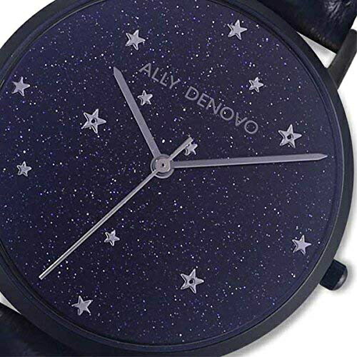 腕時計 レディース ブラック 星 Ally Denovo Starry Night Beltset 36mm ウォッチ Af5017 3 並行輸入品