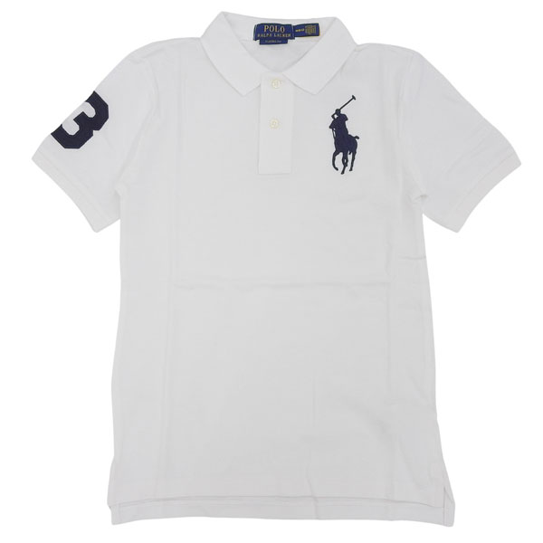 ポロラルフローレン スポーツシャツ メンズ レディース BIG PONY POLO L大きさ 白いこと 323670257006-WH-L POLO RALPH LAUREN