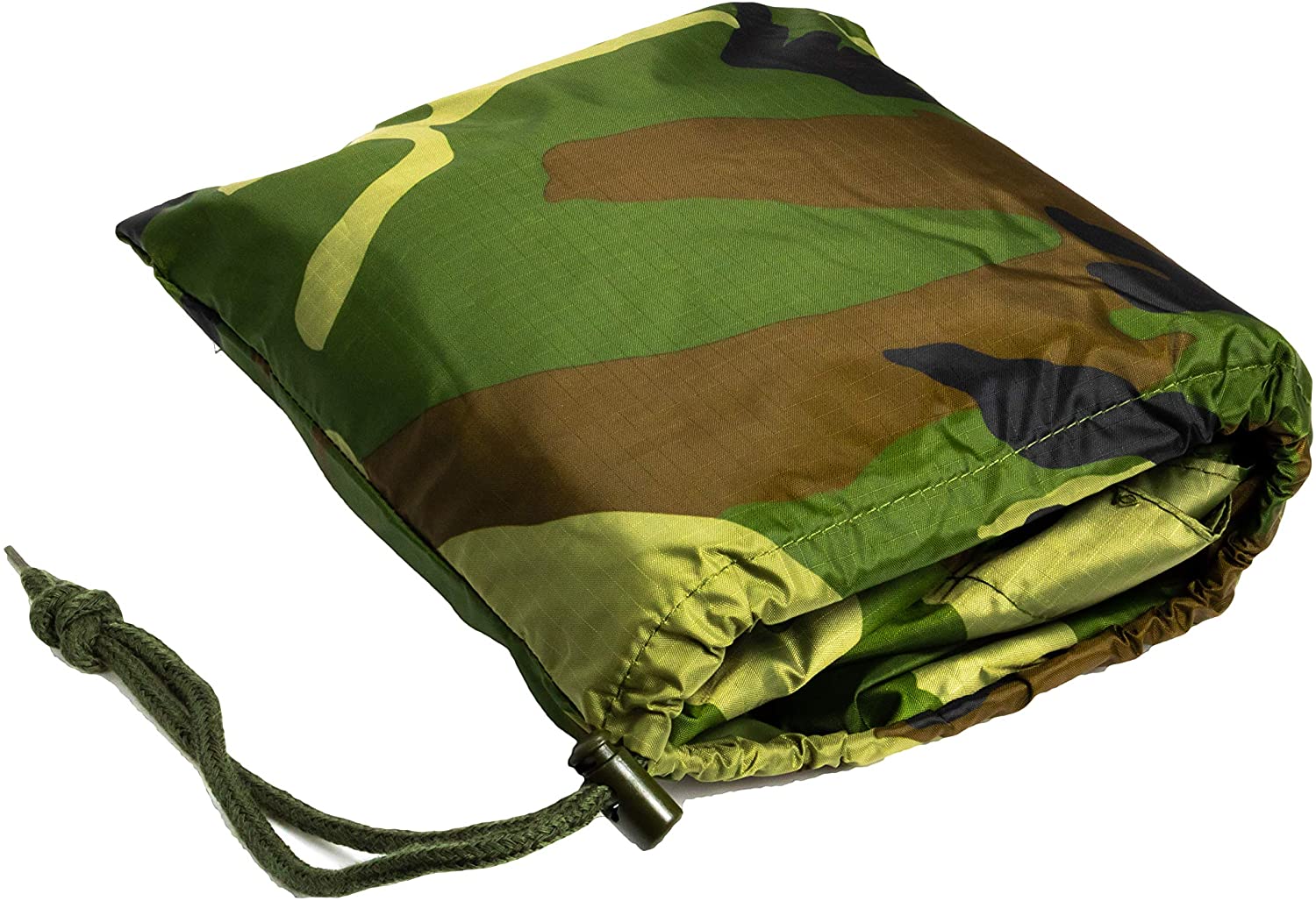 MIL-TECポンチョレインウェアリップストップ生地米軍スタイルRainPonchoWoodlandCamo迷彩10630020