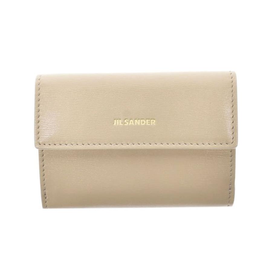 ジルサンダー 三つ折り紙入れ レディース BABY WALLET ベージュ J07UI0009-261 JIL SANDER