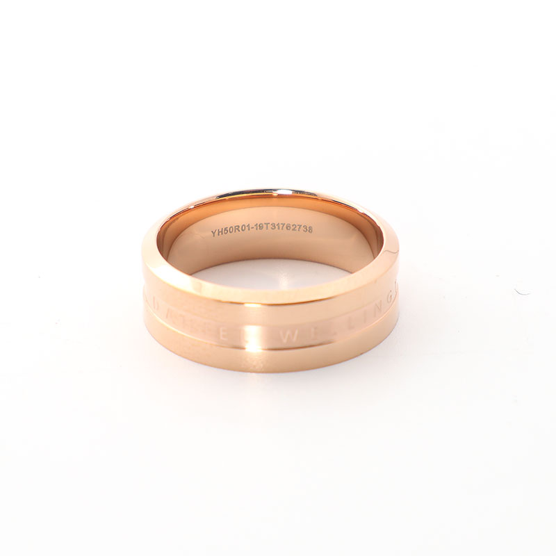 ダニエルウェリントン リング レディース ローズゴールド シンプル Daniel Wellington ELAN RING 指輪 50号（日本サイズ 9号) DW00400089