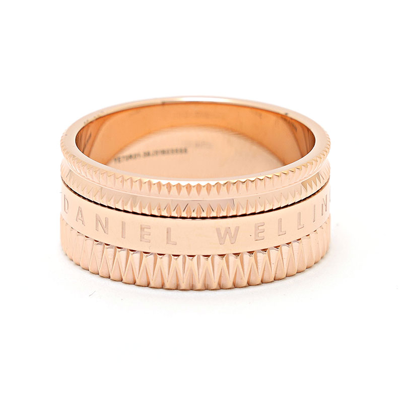ダニエルウェリントン リング レディース メンズ ローズゴールド シンプル 70号（日本サイズ 29号) Daniel Wellington DW00400265 エレベーション ELEVATION