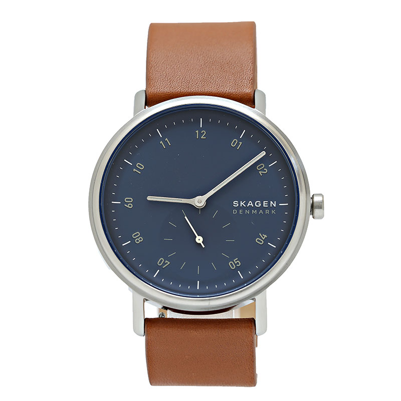 スカーゲン 腕時計 メンズ KUPPEL ブルー ブラウン SKW6888 SKAGEN
