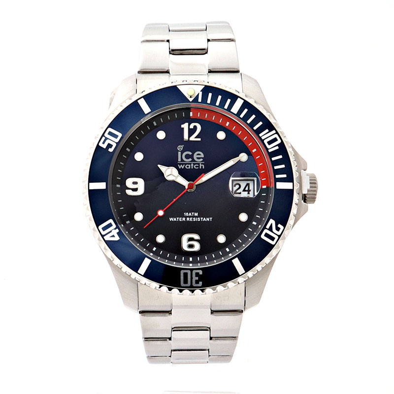 腕時計 レディース シルバー ネイビー Ice Watch アイスウォッチ ICE steel アイス スティール マリン/シルバー 17324 メンズ ユニセックス プレゼント ギフト 実用的 かっこいい カッコイイ かわいい 可愛い オシャレ おしゃれ
