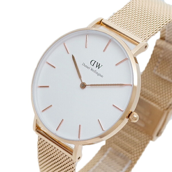 ダニエルウェリントン ウオッチ CLASSIC MELROSE 36 さくら色ゴールド DW00100305 白いこと さくら色ゴールド