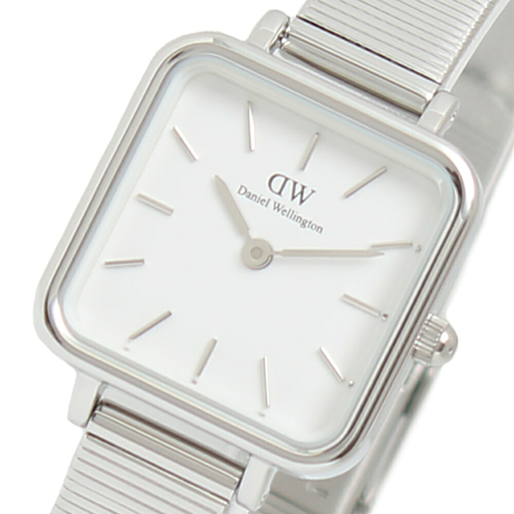 ダニエルウェリントン DANIEL WELLINGTON 腕時計 QUADRO STUDIO 22 DW00100521 クアドロ ホワイト シルバー｜カオパニ店