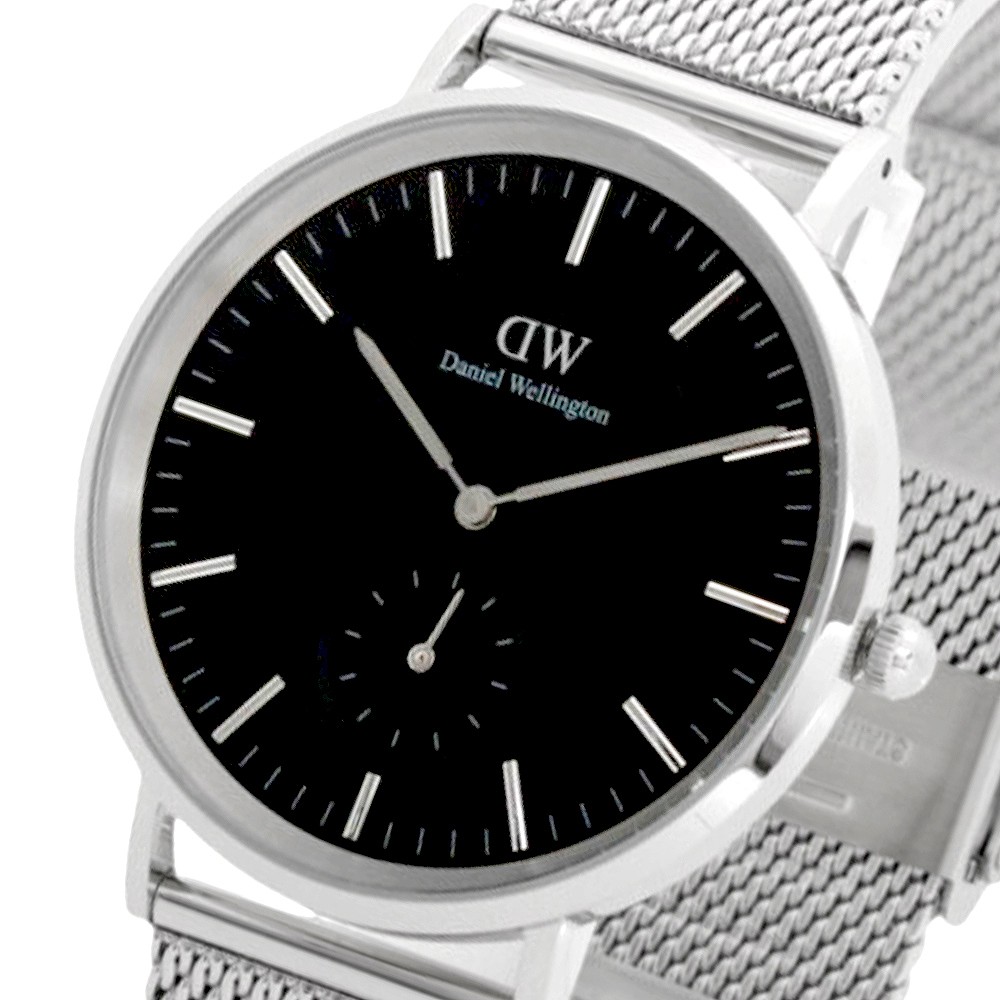 ダニエルウェリントン DANIEL WELLINGTON Classic Multi-Eye Sterling Onyx DW00100711 腕時計 メンズ ブラック クオーツ シルバー｜カオパニ店 19,610円