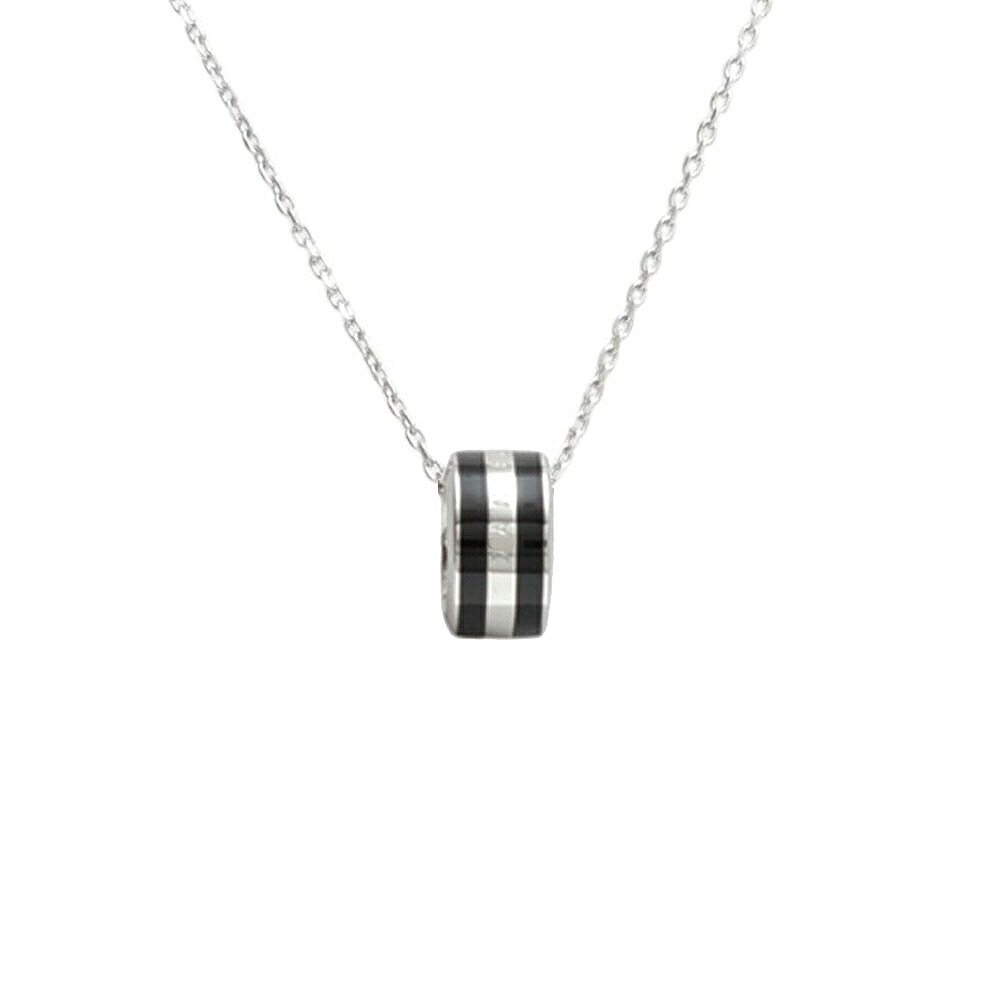 ダニエルウェリントン DANIEL WELLINGTON Emalie Necklace S Black 首飾り DW00400307 レディース しろがね色 黒いこと