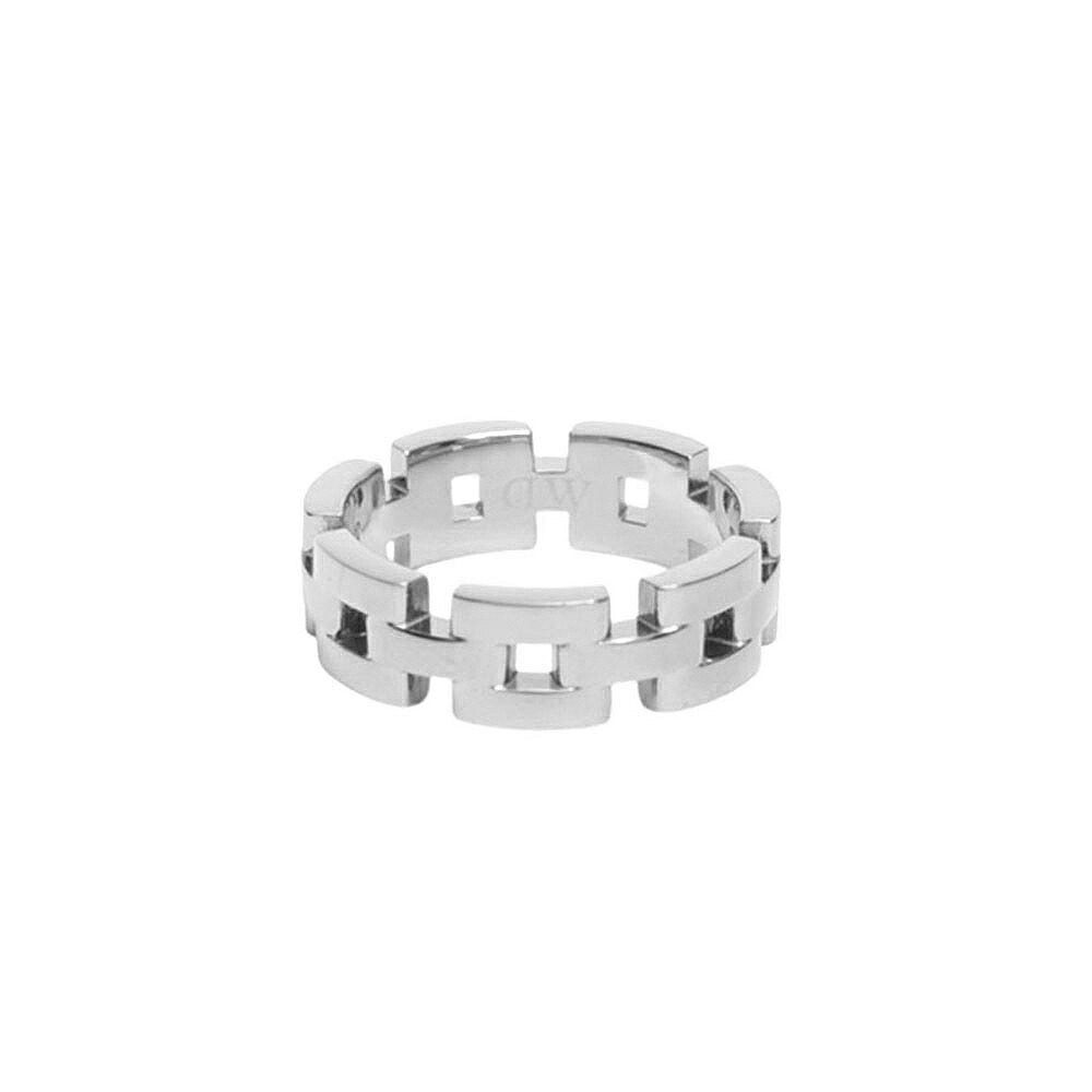 ダニエルウェリントン DANIEL WELLINGTON 3-LINK RING 輪っか 佩び物 DW00401022 レディース しろがね色
