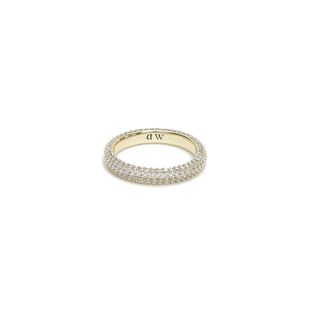 ダニエルウェリントン DANIEL WELLINGTON PAV CRYSTAL RING 輪っか 佩び物 DW00400651 レディース ゴールド