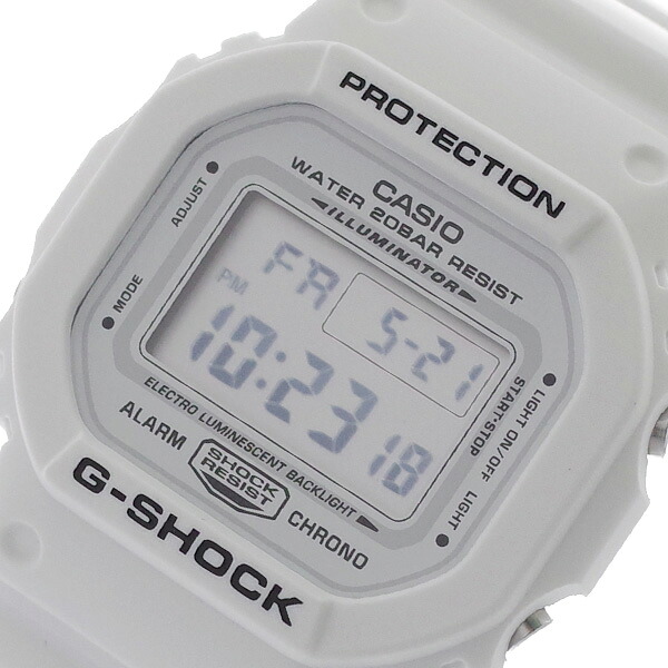 カシオ CASIO ウオッチ メンズ レディース DW-5600MW-7 Gぼうぜん自失 G-SHOCK 石英 白いこと