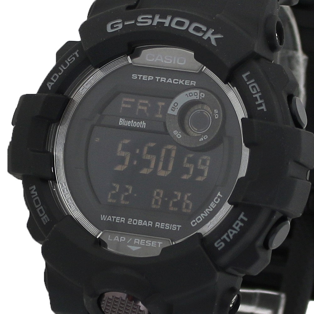 カシオ CASIO ウオッチ GBD-800-1B メンズ Gぼうぜん自失 スマホ連絡 Bluetooth G-SHOCK 黒いこと