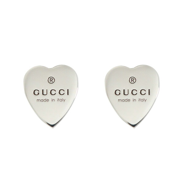 グッチ GUCCI アクセサリー ハート シルバー ピアス 223990-J8400-8106|カオパニ店