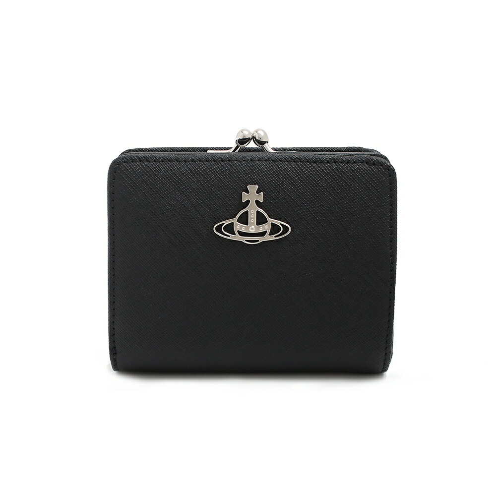 ヴィヴィアンウエストウッド VIVIENNE WESTWOOD DEBBIE 二つ折り紙入れ 5115002yw-l001n-n401 (51010020-41946-N402) レディース メンズ 黒いこと