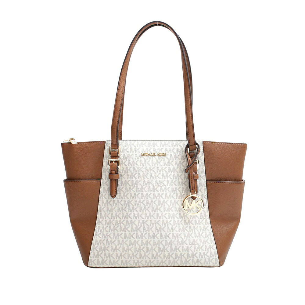 マイケル教科課程 MICHAEL KORS CHARLOTTE LG TZ TOTE トートバッグ 35T0GCFT3B-VANILLA レディース ヴァニラ 赤銅色