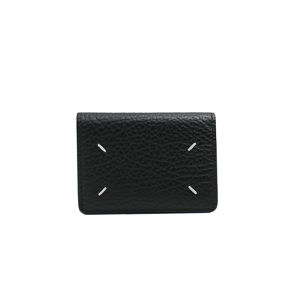 メゾンマルジェラ MAISON MARGIELA 三つ折り紙入れ S36UI0416P4455T8013 メンズ レディース トリフォールド 黒いこと