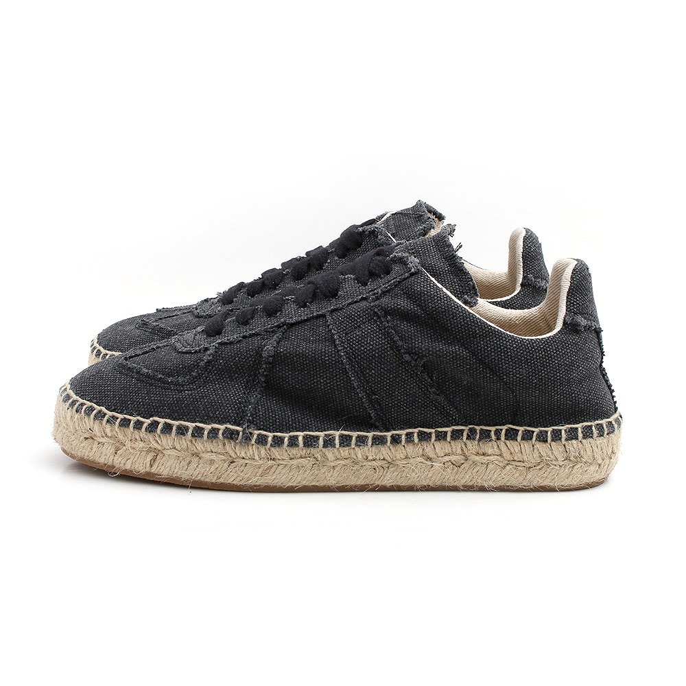 メゾンマルジェラ MAISON MARGIELA スニーカー S58WS0214P4751T8013-370 レディース 写し物 エスパドリーユ 黒いこと