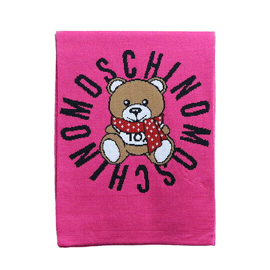 モスキーノ MOSCHINO マフラー レディース M2333 30673 009 フューシャピンク｜カオパニ店