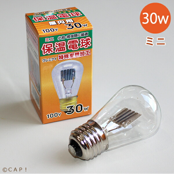 アサヒ ミニ保温電球 30W 最新最全の 通販