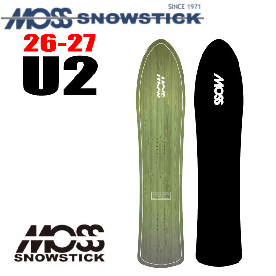 早期予約 26-27モデル MOSS SNOWSTICK（モススノースティック）U2【ノベルティ、ステッカープレゼント】【チューンサービス】【ショートビスサービス】【送料無料】（※北海道、沖縄/離島は送料別）サイズ：120｜CAPCELL 31,460円
