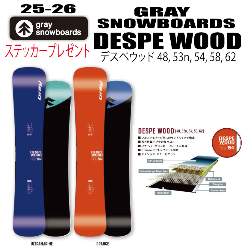 楽天市場】GRAY グレイ スノーボード 板 DSPRD Ti type-X ver.P