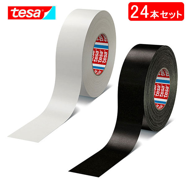 激安特価 楽天市場 Tesa テサ ガッファー 布 テープ 25mmx50m 選べる2色 24本セット ホワイト ブラック ガッファテープ Gaffer Tape 布テープ 撮影スタジオ 写真館 ホール 舞台 スポーツ業界 建設業界 自動車 Life Market 暮らし 収納 お洗濯 格安 Lexusoman Com