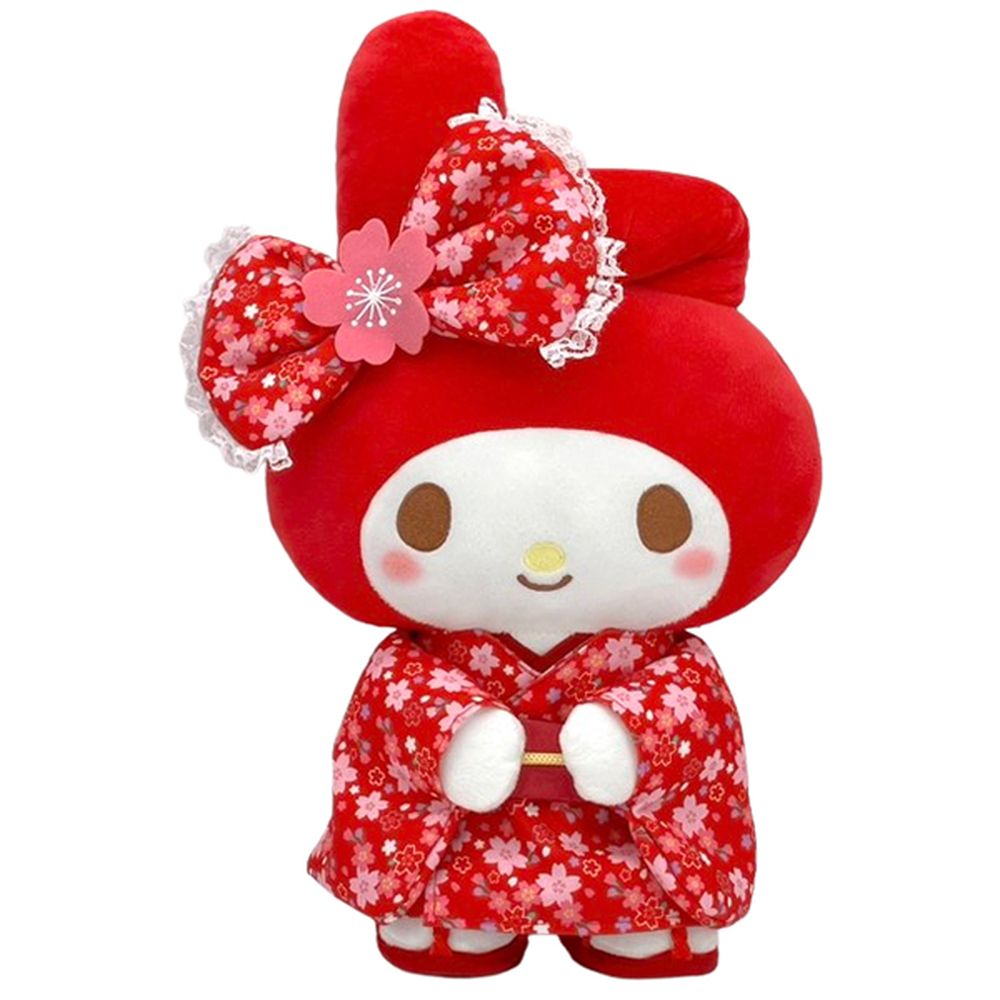 楽天市場】 マイメロディ 桜着物 ぬいぐるみ S RD レッド