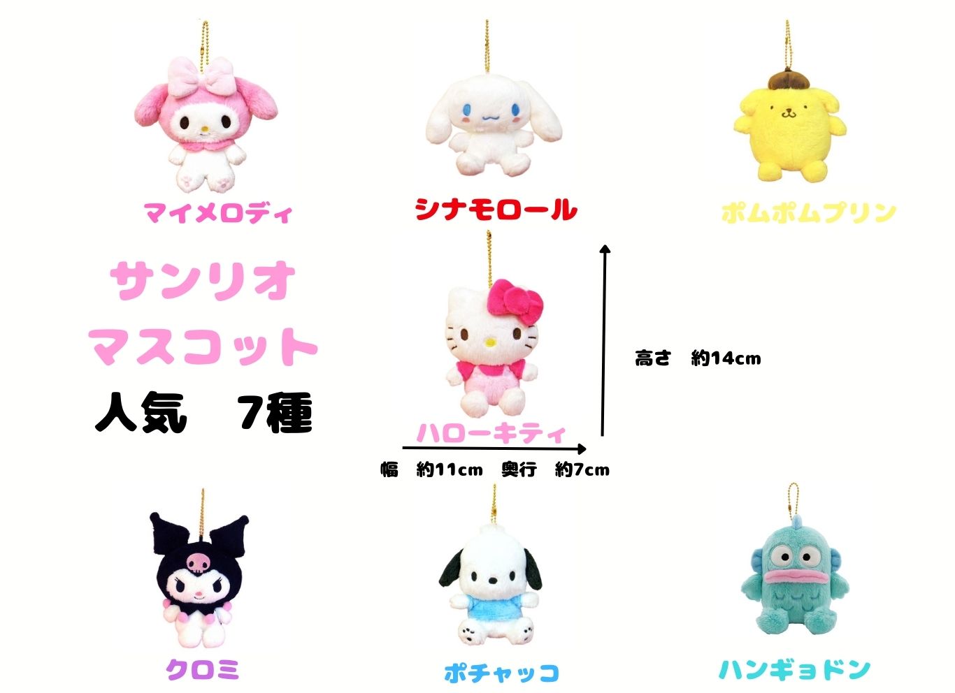 楽天市場】【サンリオキャラクター】マスコット【MC】【フルーツ