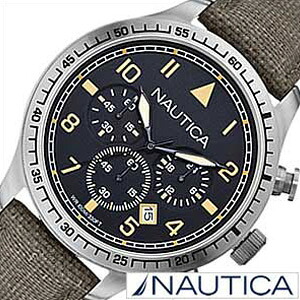 ノーティカ腕時計 NAUTICA時計 NAUTICA 腕時計 ノーティカ 時計 クロノ クラシック スポーティ カジュアル BFD105 CLASSIC SPORTY CASUAL メンズ ブラック A16579G オリーブ おしゃれ ブランド プレゼント 新社会人 入学 卒業 ギフト