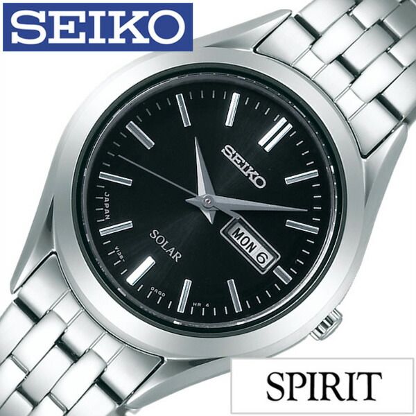 セイコー腕時計 SEIKO時計 SEIKO 腕時計 セイコー 時計 スピリット SPIRIT メンズ ブラック STPX031 メタル ベルト 電池交換不要 ソーラー ペア モデル シルバー シンプル ご褒美 おしゃれ プレゼント 新社会人 入学 卒業 ギフト 15,400円