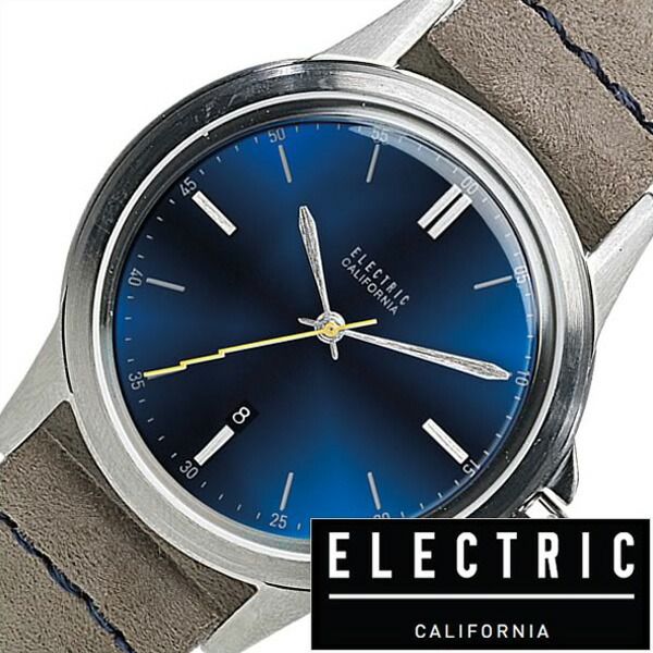 エレクトリック 腕時計 ELECTRIC時計 ELECTRIC 時計 キャロウェイ レザー CARROWAY LEATHER メンズ レディース ブルー CWL-BLGY ブランド 革 ベルト グレー 入学式 プレゼント 新社会人 入学 卒業 ギフト