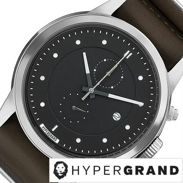 ハイパーグランド腕時計 HYPER GRAND時計 GRAND 腕時計 ハイパーグランド 時計 マーベリック シリーズ ナトー MAVERICK NATO メンズ レディース ブラック NWM4OKBW ブランド レザー 革 シルバー おしゃれ 防水 プレゼント ホワイトデー ギフト
