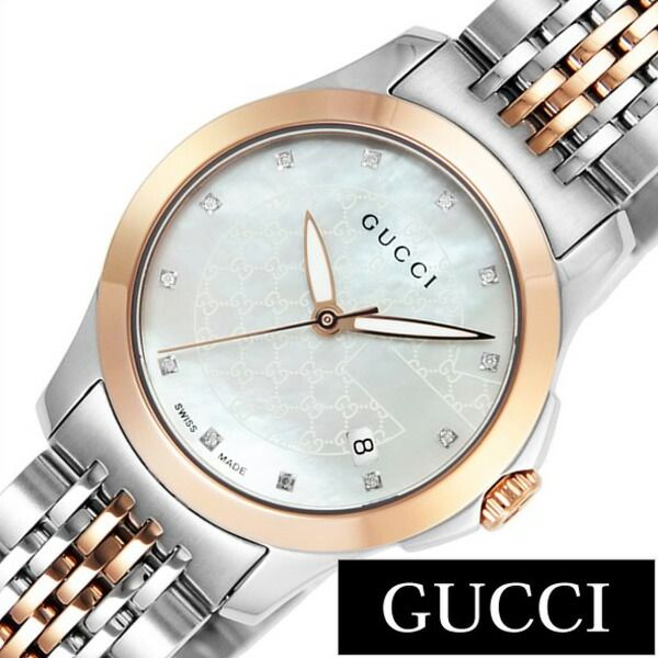 グッチ腕時計 Gucci時計 Gucci 腕時計 グッチ 自動巻き 時計 アウトレット 手巻き Gタイムレス G Timeless レディース ホワイト Ya 新作 人気 ブランド 高級 おすすめ ファッション メタル シルバー ローズゴールド シェル おしゃれ 腕時計