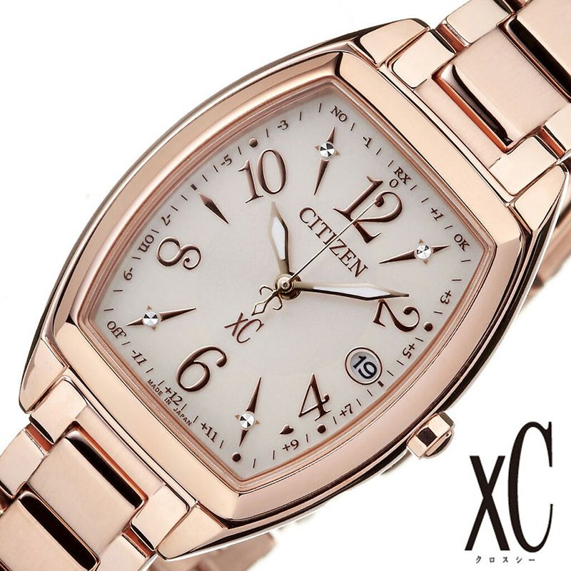 【最大14,520円引き】【20%OFF】 シチズン クロスシー 腕時計 ソーラー電波 CITIZEN 時計 xC スチールライン ハッピーフライト Stainless Steel Line Happy Flight レディース ES9392-51W 正規品 上品電波時計 トノー型 シンプル プレゼント ギフト 新生活 母の日|ブランドアクセと腕時計のカプセル