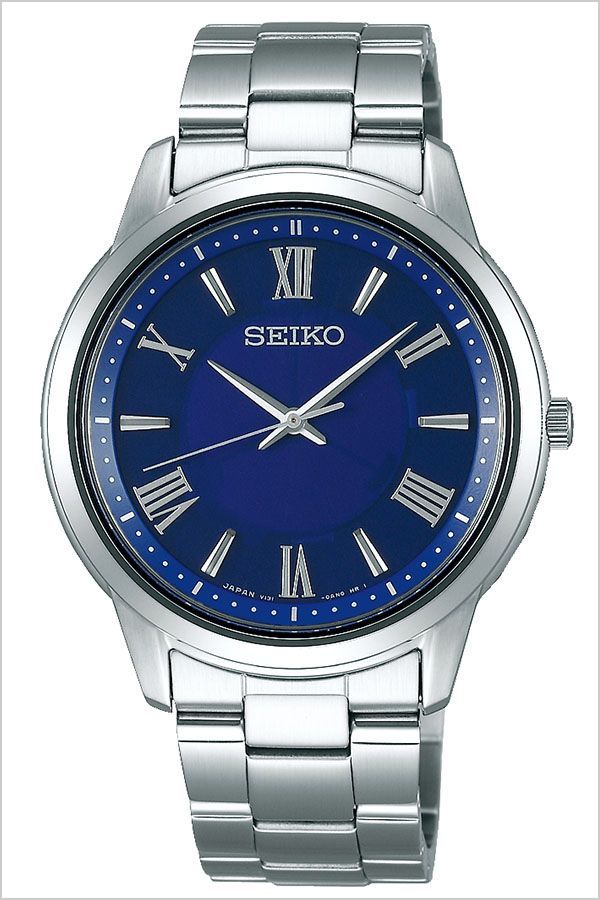 大感謝セール Seiko Selection ギフト プレゼント 新生活 誕生日 シルバー おそろい カップルコーデ ペア ステンレス シンプル ラウンド 人気 定番 正規品 Sbpl009 ネイビー メンズ 時計 セイコーセレクション腕時計 メンズ腕時計 Jivitut Ru